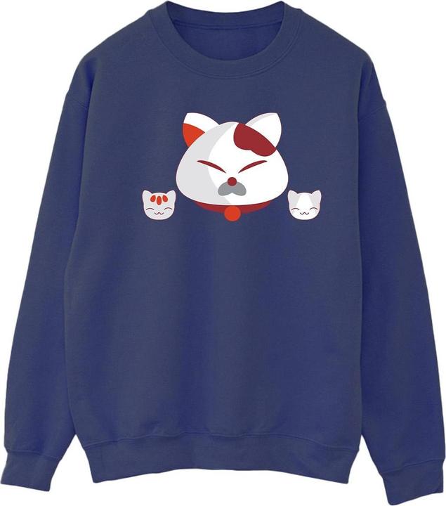 Actual product image Disney Womens/Ladies Big Hero 6 Baymax Kitten Heads Sweatshirt (S)