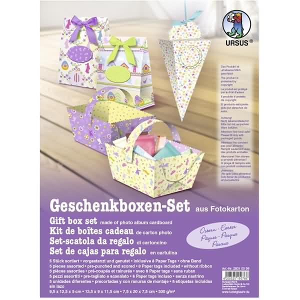 Image du produit Ursus Ensemble de paniers de Pâques (5 x, 1 x 25 x 33 cm)