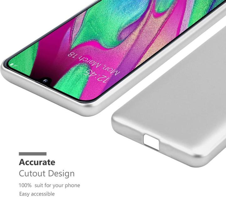 Image du produit Cadorabo Couverture métallique mate TPU (Samsung Galaxy A40)