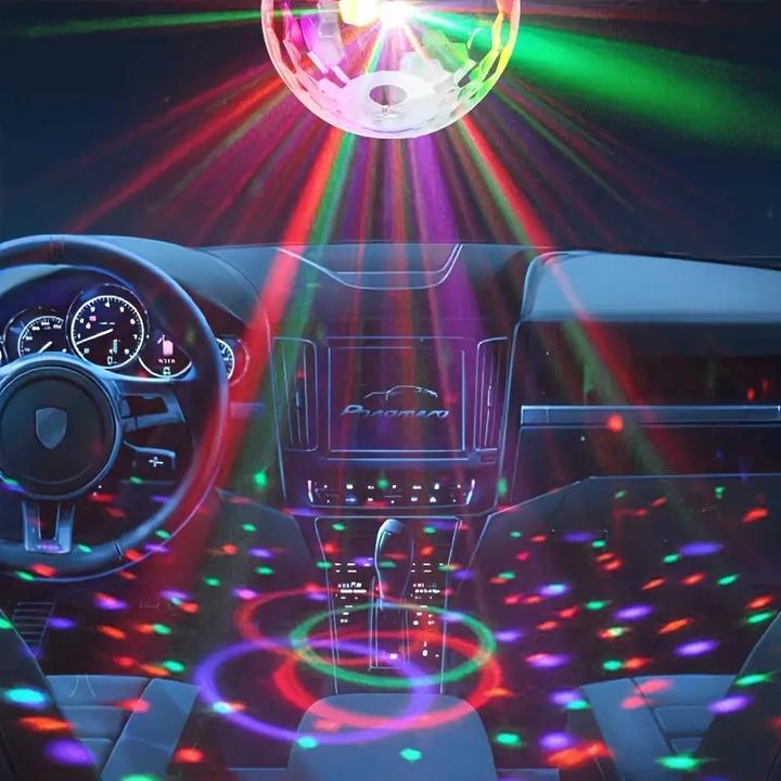 Produktbild ASMI Magisches LED Mini Sound Disco Partylicht (Stromversorgung über USB)