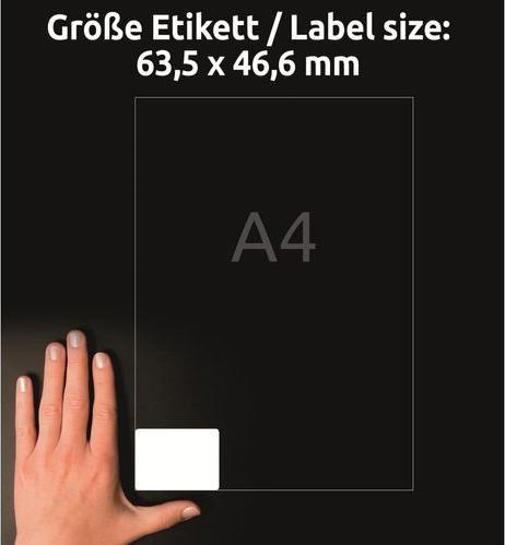Actual product image Avery Universal labels