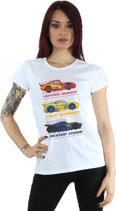 Actual product image Disney Womens/Ladies Cars Racer Profile Cotton T-Shirt (M)