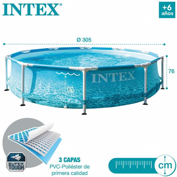 Actual product image Intex Stand metal frame pool (305 x 76 cm)
