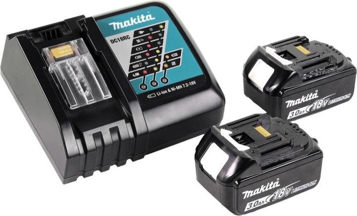 Actual product image Makita DJR 183 RFJ Cordless Reciprocating Saw 18 V + 2x Batteries 3.0 Ah + 1x Charger + Makpac