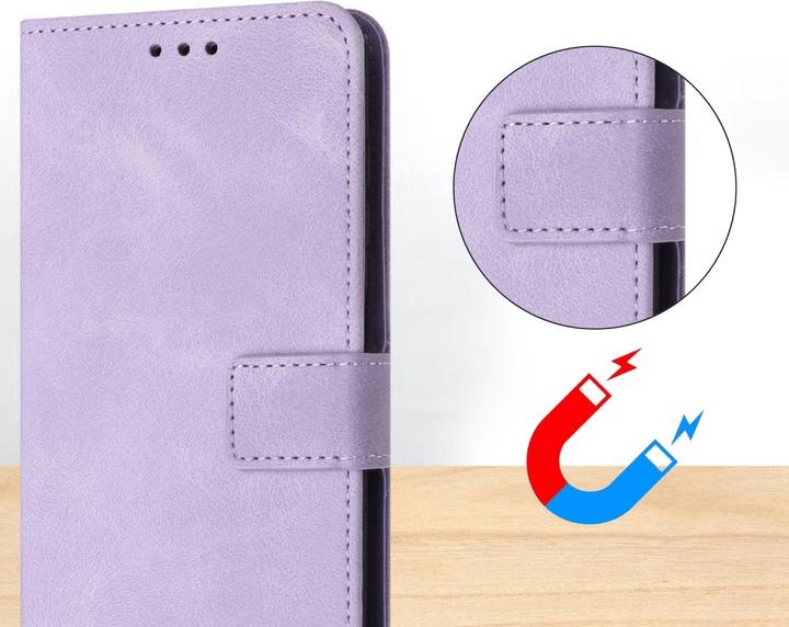 Produktbild Cover-Discount iPhone 16 – Wildleder Look Etui im Vintage Design (Apple iPhone 16)