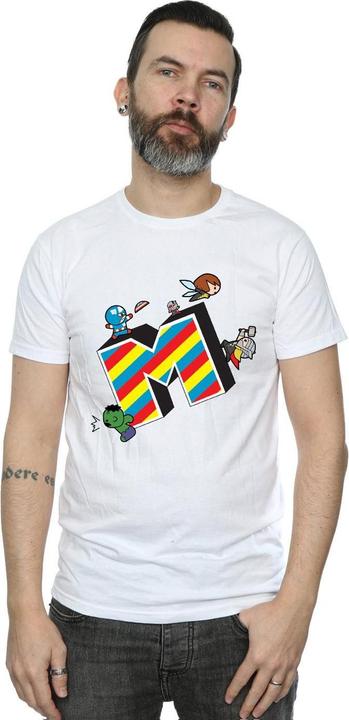 Actual product image Mens Kawaii M Is For T-Shirt (XXL)