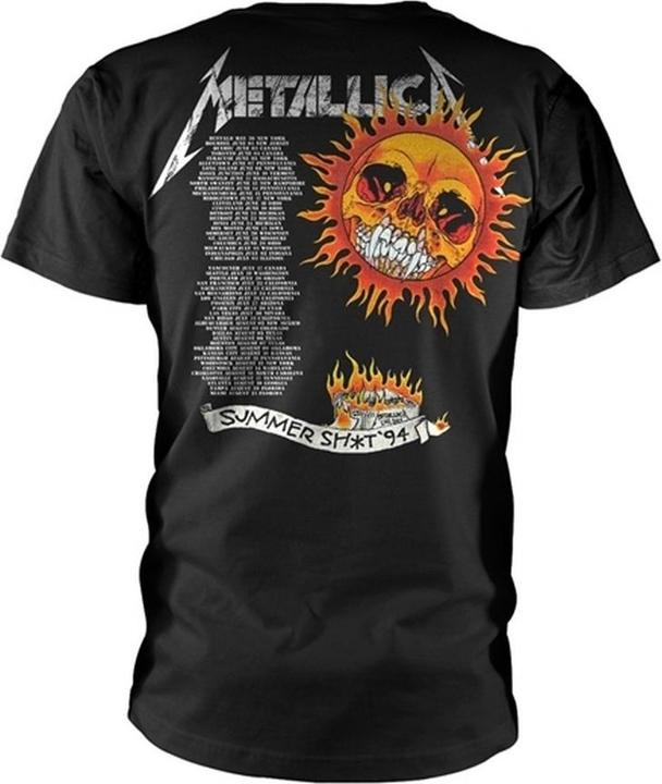 Produktbild Metallica TShirt Erwachsene Flaming Skull Tour '94 (M)