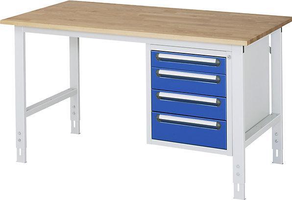 Image du produit RAU Établis Table de travail Tom K Modèle 07 1500 x 800 mm (150 cm, 80 cm)