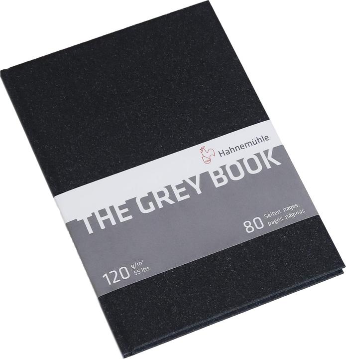 Produktbild Hahnemühle The Grey Book A 5 Hochformat 80 Seiten 120 g (A5, Harter Einband)