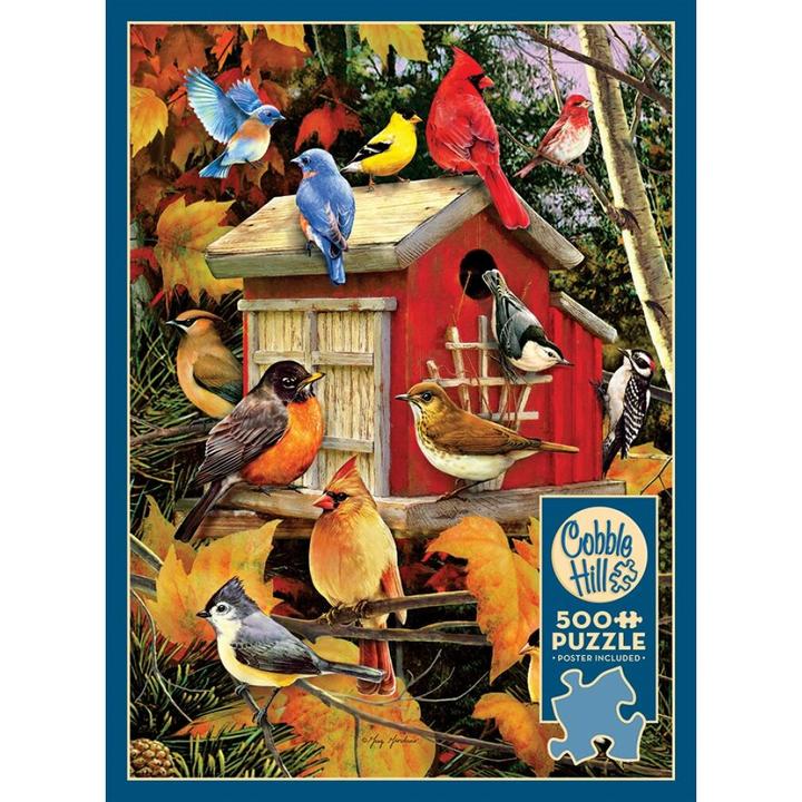 Produktbild Cobble Hill Puzzle 500 pieces XXL Pieces - Fall Birdhouse (500 Teile)