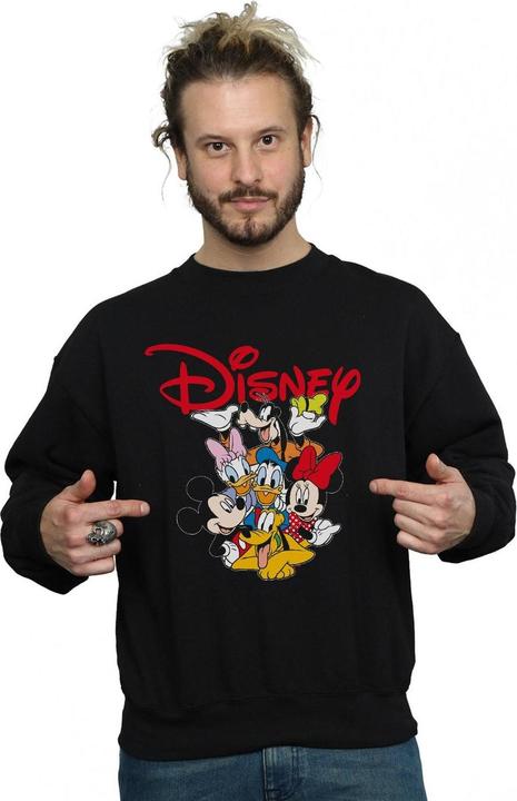 Actual product image Disney Mens Mickey Mouse Crew Sweatshirt (L)