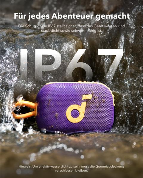 Produktbild soundcore Select 4 Go purple (18 h, Stromversorgung über USB)