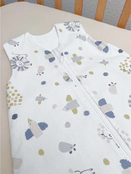 Produktbild Odenwälder Baby-Sommerschlafsack unwattiert Wildlife Grey Gr. 60 (60 cm, 0.5 TOG)