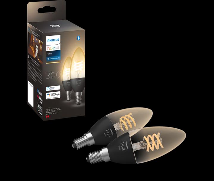 Actual product image Philips Hue White (E14, 4.50 W, 300 lm, 2 x, G)