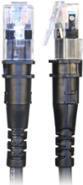 Produktbild PatchSee Patchkabel ThinPatch FTP CAT 6a schwarz 2,1m (U/FTP, CAT6a, 2.10 m)