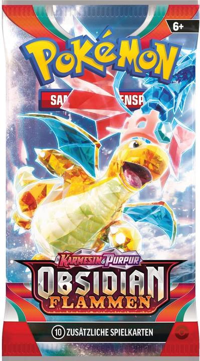 Actual product image Pokémon Crimson & Purple 03 Booster Bag (German, Booster Pack)