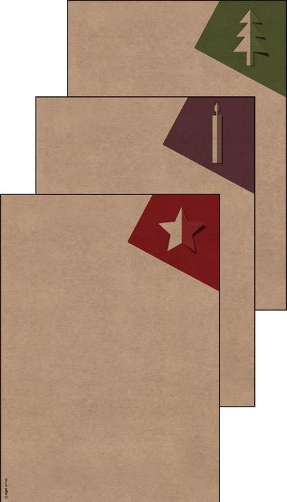 Brown, Green, Red