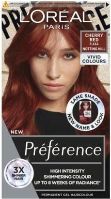 Image du produit L'Oréal Paris L'Oréal Preference Vivids Hair Dye 5.664 Rouge cerise (5.664 Rouge cerise)
