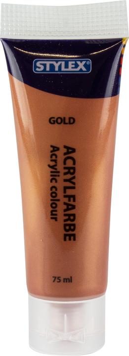 Actual product image Stylex Acrylic paint 6er 75 ml multicoloured (Multicoloured metallic, 75 ml)