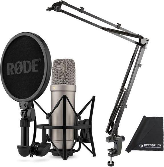 Produktbild RØDE NT1 5th Generation Mikrofon Silber mit K&M Gelenkarm