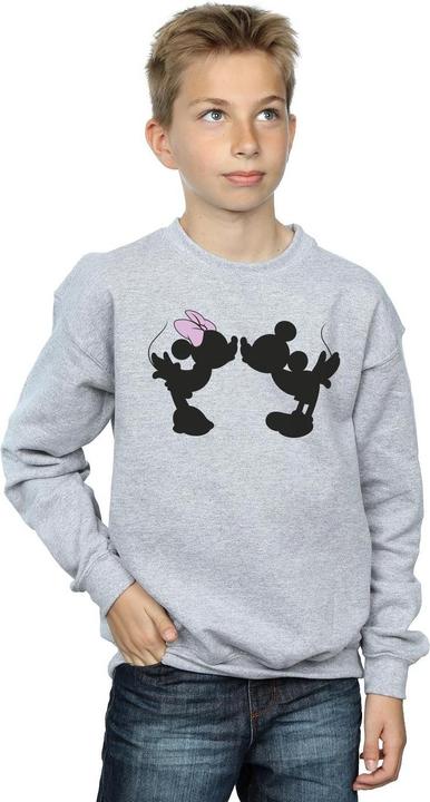 Immagine prodotto Disney Mickey Minnie Kiss Silhouette Felpa Ragazzi (140, 146)