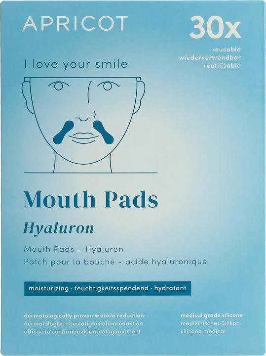 Actual product image Apricot - Wiederverw. Mund Pad Mit Hyaluron I Love Your Smile - 2 Stk.