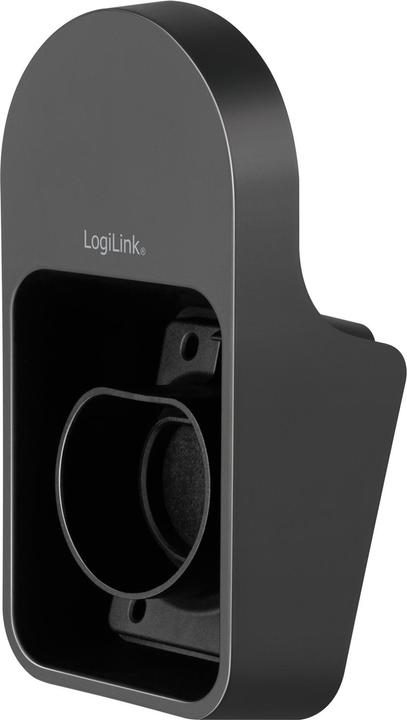 Produktbild LogiLink Wandhalterung mit Kabelablage für Auto-Ladekabel