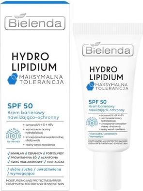 Energy Label Bielenda BIEL HYDRO LIPIDIUM Krem ochronny 50ml (Suntan cream, SPF 50, 30 ml)