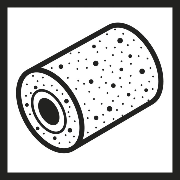 Image du produit Bosch Professional Zubehör Rouleau abrasif en non-tissé pour satineur, 19 mm, grossier, 100 mm (Croustillant)