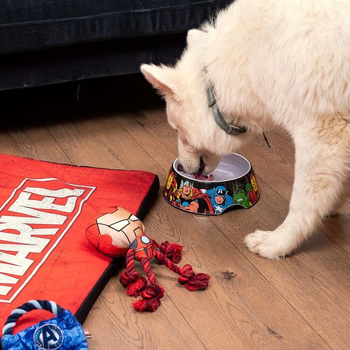 Actual product image Food bowl for dogs 760 ml Melamine Red Metal (0.76 l)