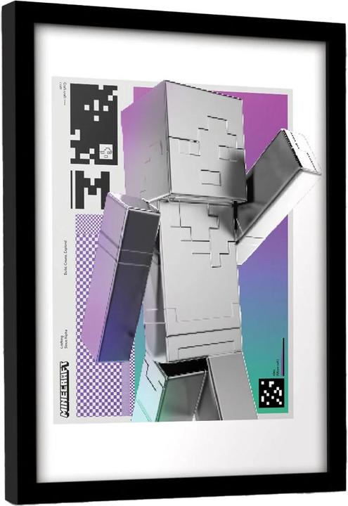 Immagine prodotto Minecraft Poster Incorniciato (40 x 30 cm)