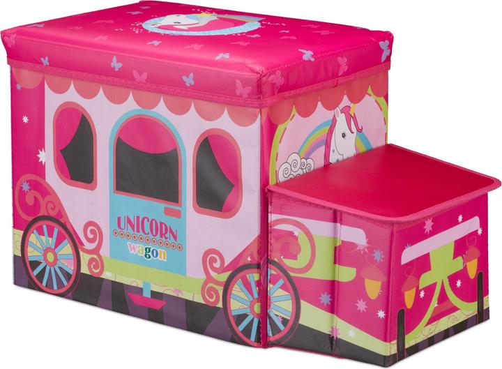 Actual product image Relaxdays Children's Storage Ottoman