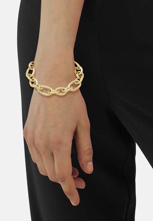 Actual product image Heideman Link bracelet silver color polished (100% stainless steel)