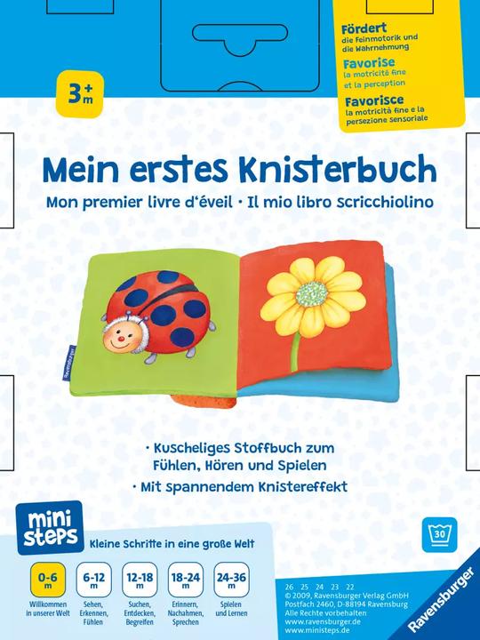 Image du produit Ministeps Livre d'images Mon premier livre à crépiter (Allemand)