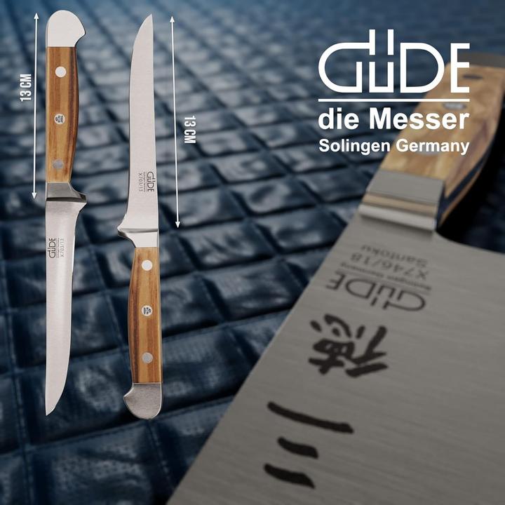 Produktbild Güde Solingen Alpha Ausbeinmesser flex. Olive 13 cm (13 cm)
