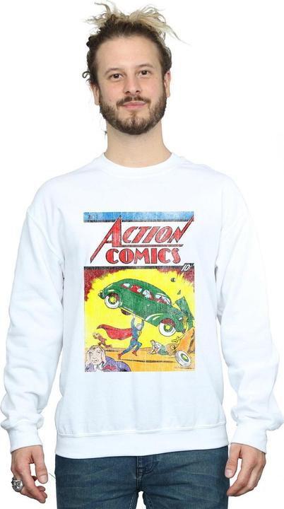 Image du produit - Sweat SUPERMAN ACTION COMICS ISSUE COVER - Homme (XXL)