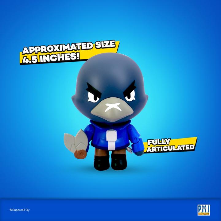 Produktbild Pmi Kids World BRAWL STARS S1 ACTION FIGURES 11cm - CROW