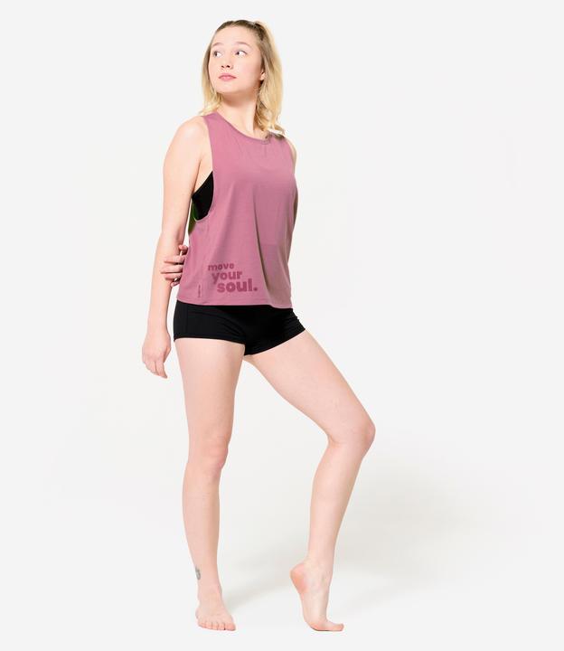 Produktbild Domyos Dance-Top Damen Modern Jazz weiter Armausschnitt - violett (M)
