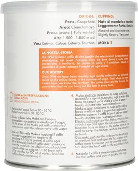 Nutritional values and ingredients Le Piantagioni del Caffe Coopchebi Espresso - Ground coffee