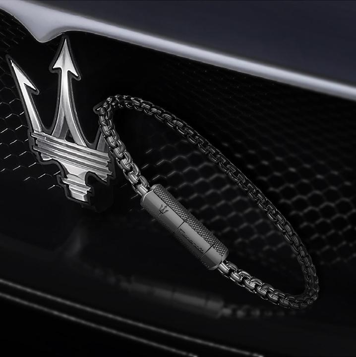 Actual product image Maserati Steel bracelet (22 cm, Stainless steel)