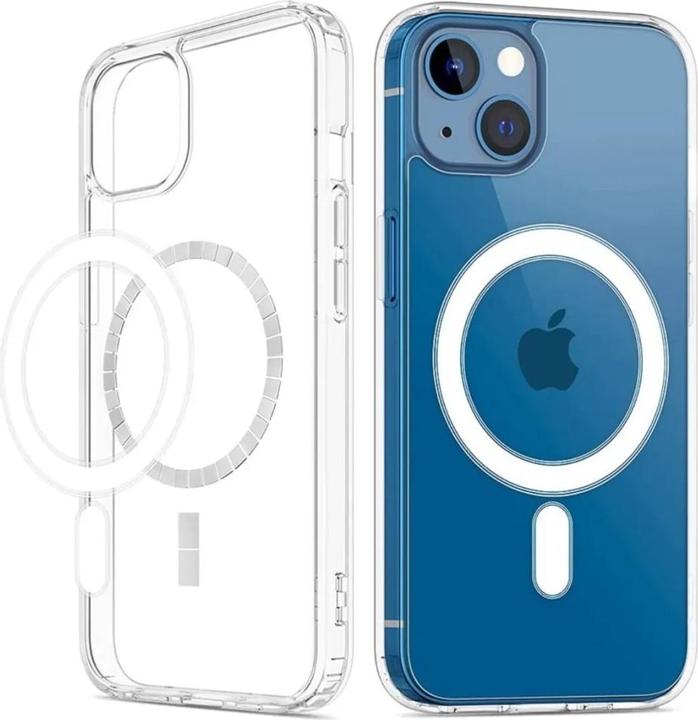 Actual product image Screenguard Magnetic Apple iPhone 13 mini Clear Case MagSafe Cover (Apple iPhone 13 mini)