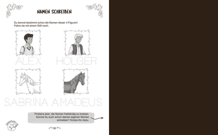 Produktbild Bibi & Tina Krtizel Krazel Lernspass - Erste Buchstaben (Deutsch, Schwager & Steinlein Verlag, 2022)
