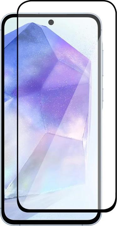 Screenguard Samsung Galaxy A55 5G Protezione dello schermo in vetro blindato 2.5D 9H a schermo pieno (1 Pezzo/i, Samsung Galaxy A55)