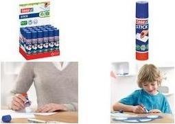 Actual product image tesa ecoLogo Stick glue stick, 10 g, counter display