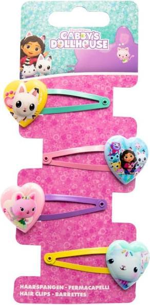 Actual product image Gabby's Dollhouse 4 Snap Clips (4 pcs.)