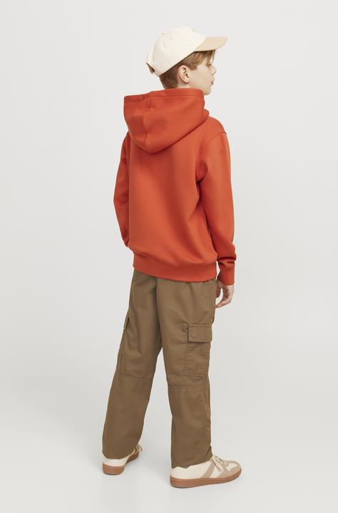 Actual product image Jack & Jones Printed Hoodies For Boys Hoodies (140)