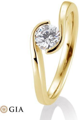 Produktbild Breuning Ring Schwung 0,40-0,60 ct. (56, 750/18 K Gold)