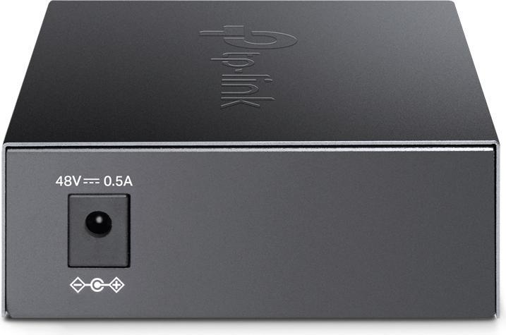 Actual product image TP-Link 10/100Mbps WDM Media Converter with 1-Port PoE (Media converter)