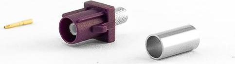Produktbild Varia FAKRA-Stecker Typ D mit Klicksystem für RG58 Kabel, Crimp Version