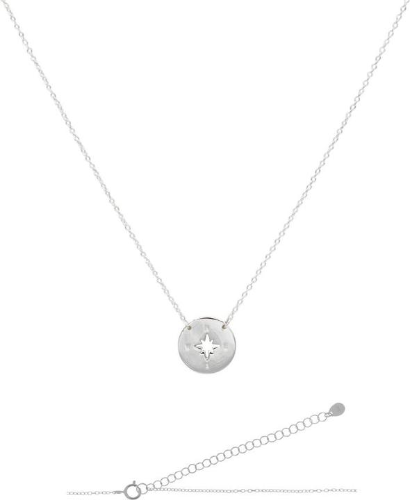 Actual product image Leyda Necklace Compass (Silver 925, 38 - 45 cm)